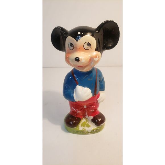 Disney Dan Brechner Exclusive Mickey Mouse Ceramic Figurine WD-25 Japan 1960s - Picture 1 of 14